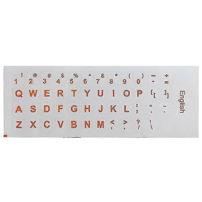 Scrisoare autocolant tastatura coperta pentru computer Desktop