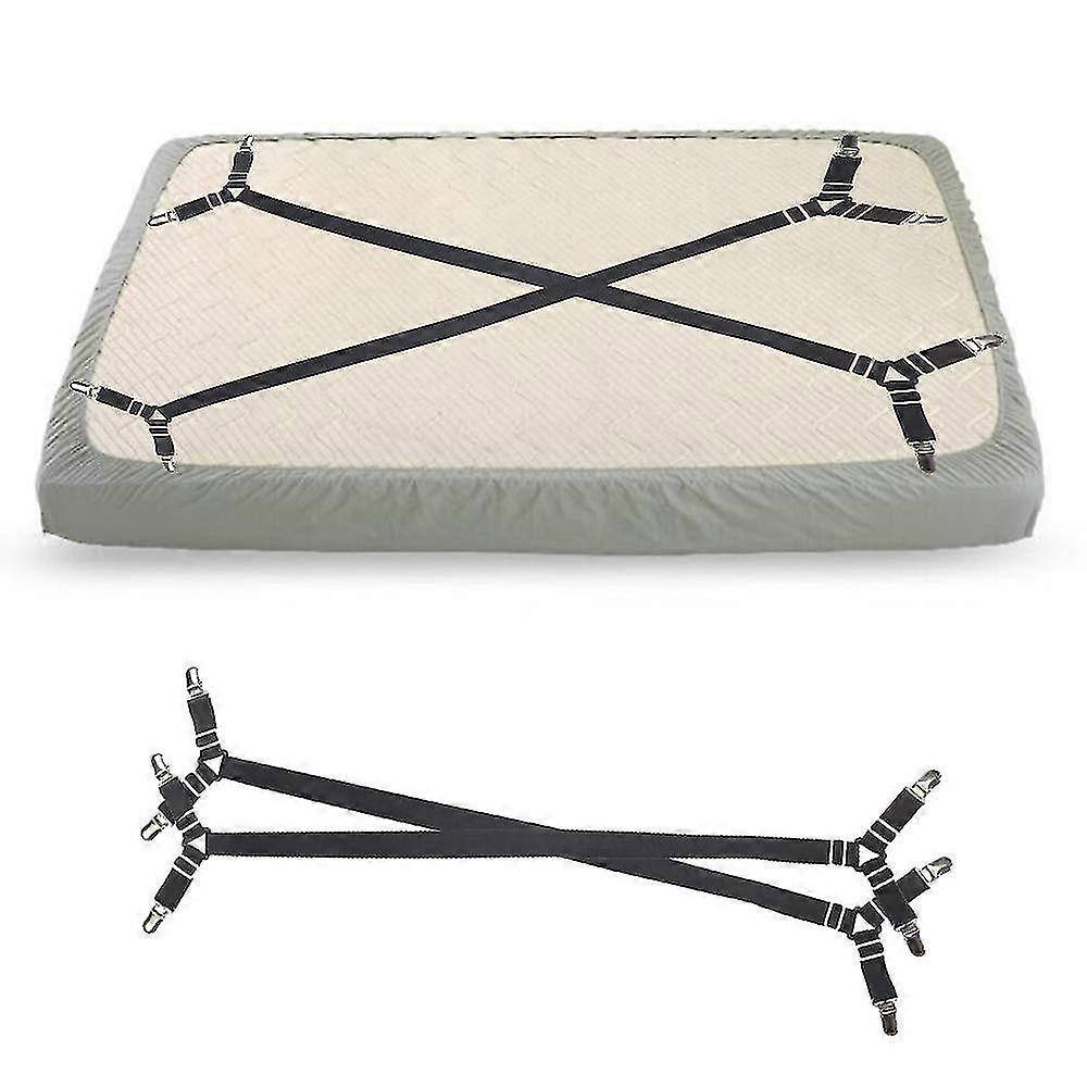 1pcs Bed Sheet Fastener, Adjustable Crisscross Fitted Sheet Band Strap