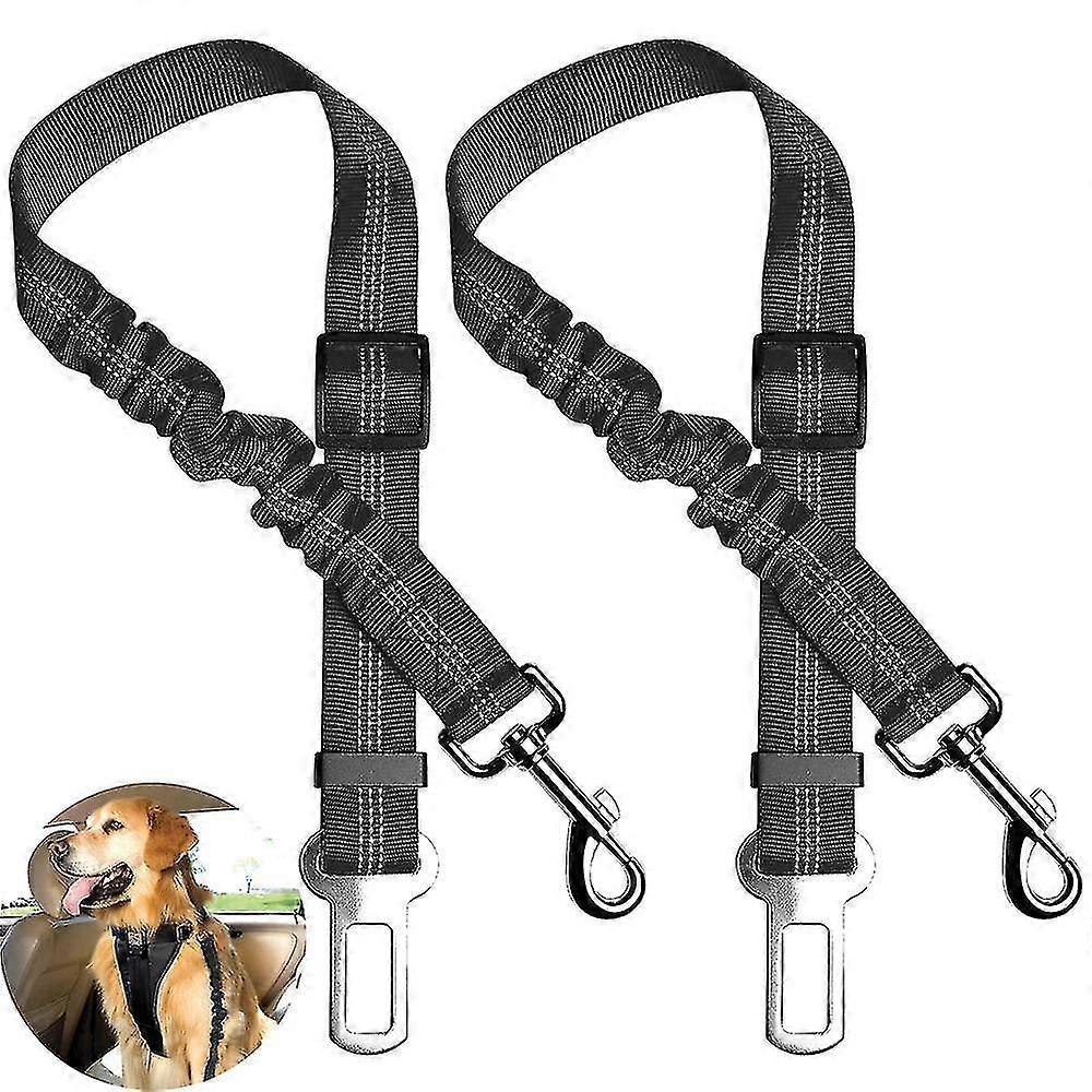 2 Pack Adjustable Elastic And Durable Pet Dog Car Seat Belt-c