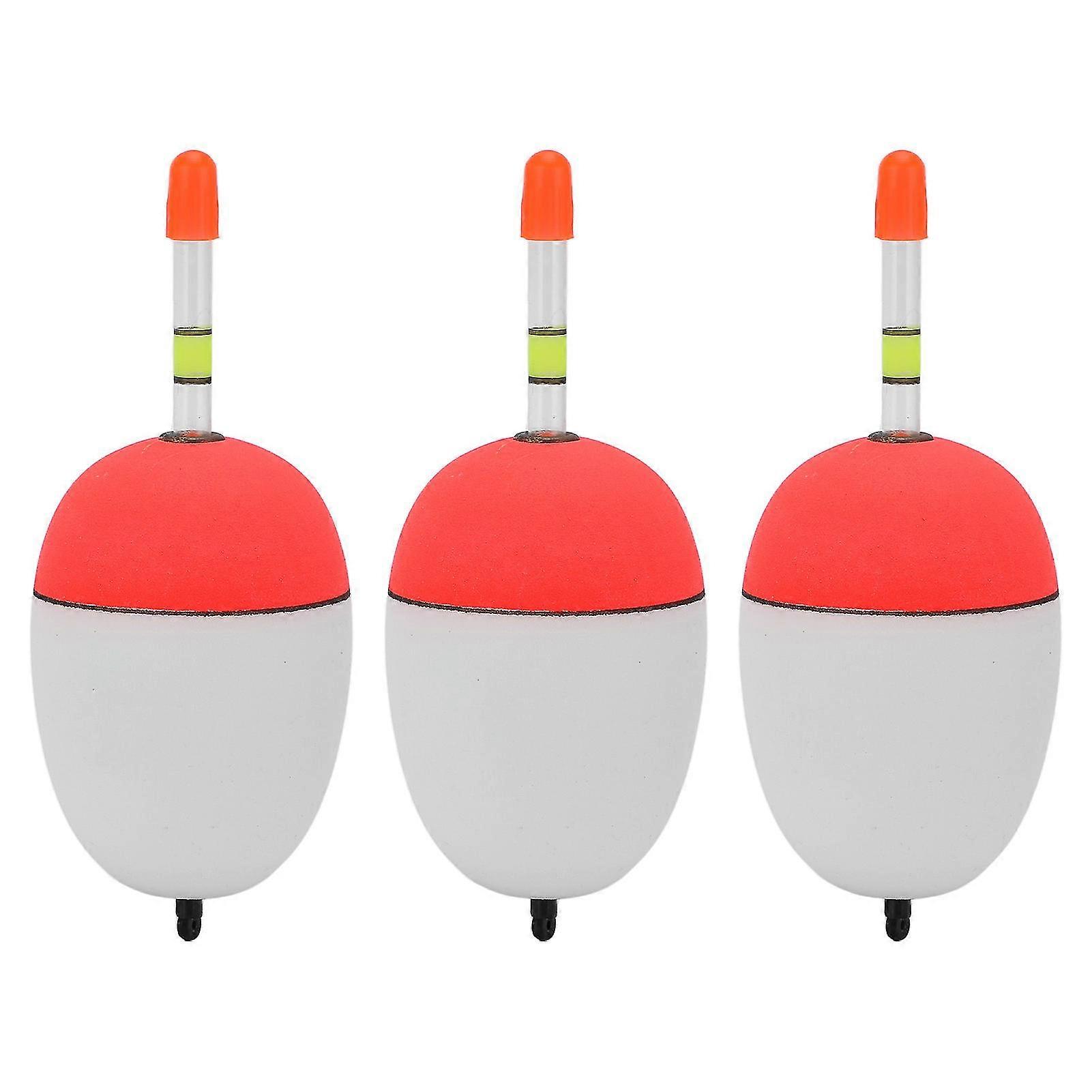Luminous Fishing Float Light Stick EVA Foam Plastic Bobber Sea Fishing 3PCS Striking Float 90G