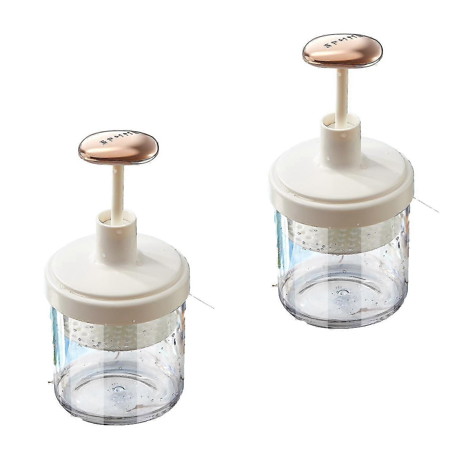 Facial Cleansing Tool Foam Maker Better Deeper Cleaning Effect For Shower Gel Facial Cleanserwhite2pcs