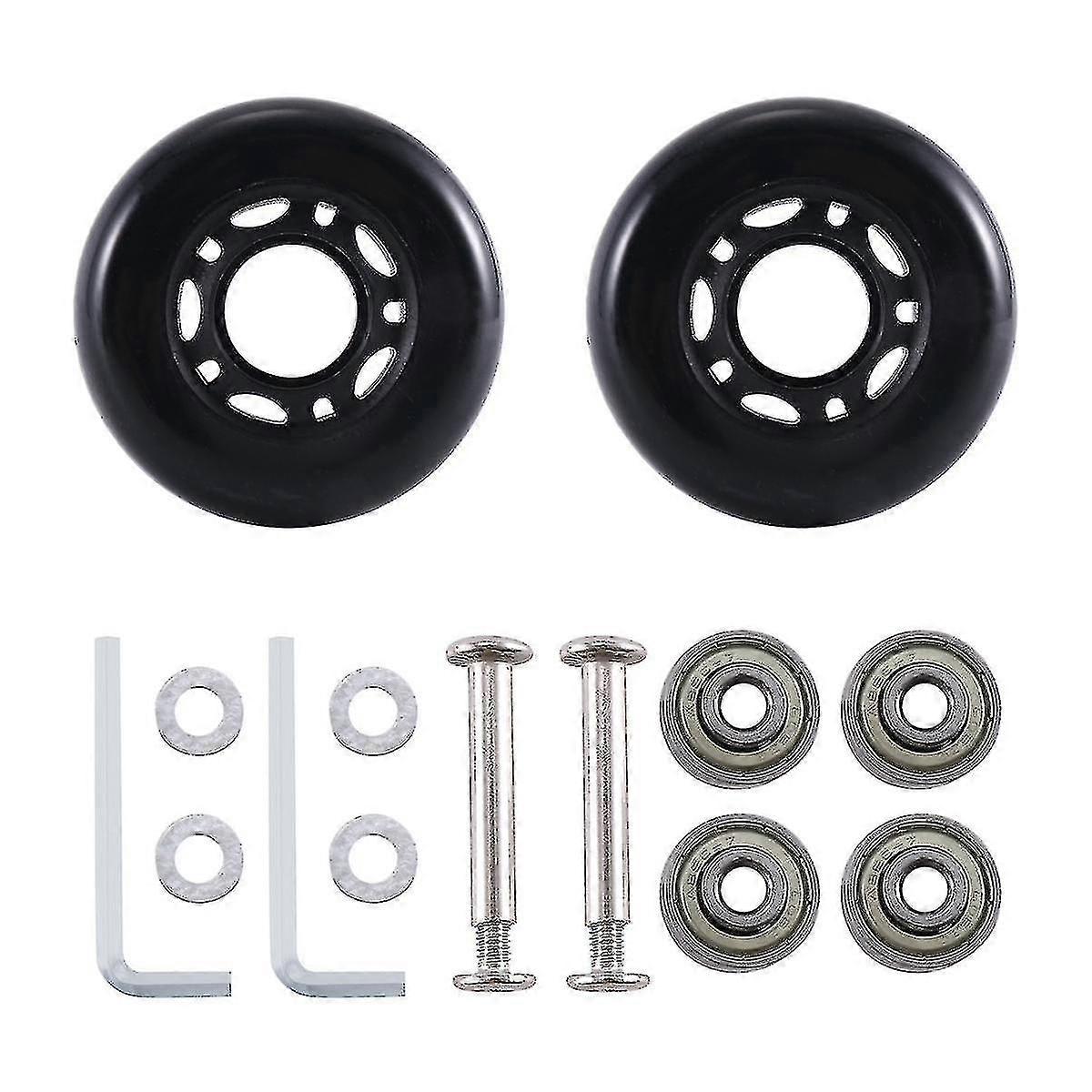 Luggage Suitcase Wheels Replacement Kits 63mm X 18mm Universal Environmentally Friendly Pu Luggage