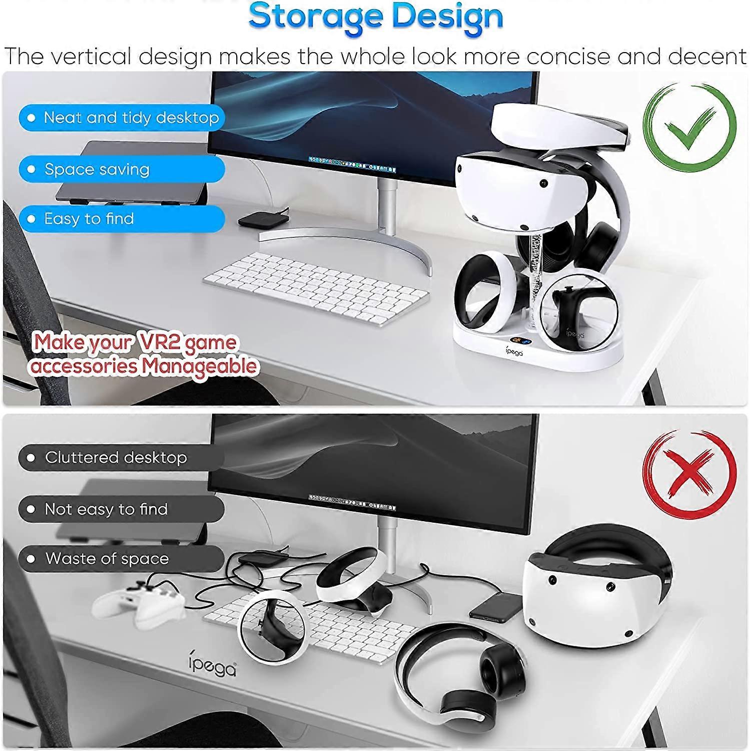 Support De Présentation Et Station De Charge PSVR - Skywin - Pour PS4 VR - Neuf