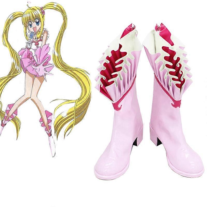 アニメコスプレシューズ マーメイドメロディ 七海ルチアブーツ コスプレシューズ