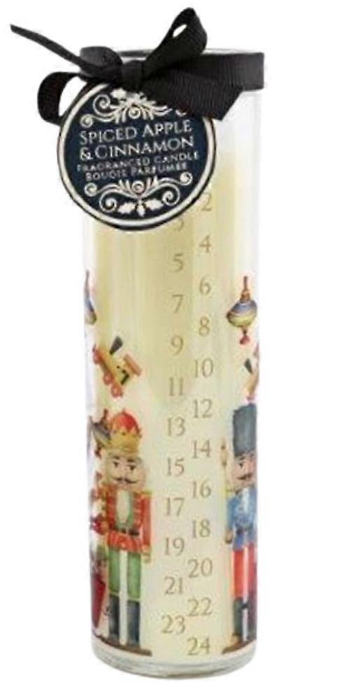 Santa's Workshop Spiced Apple & Cinnamon Advent Tube Candle