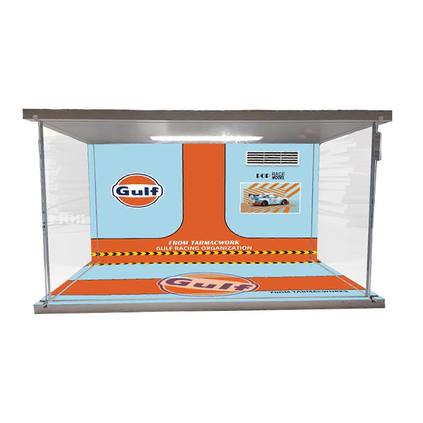 1:32 Scale Parking Lot Display Case Layout Model Car Garage for Cars Cabinet