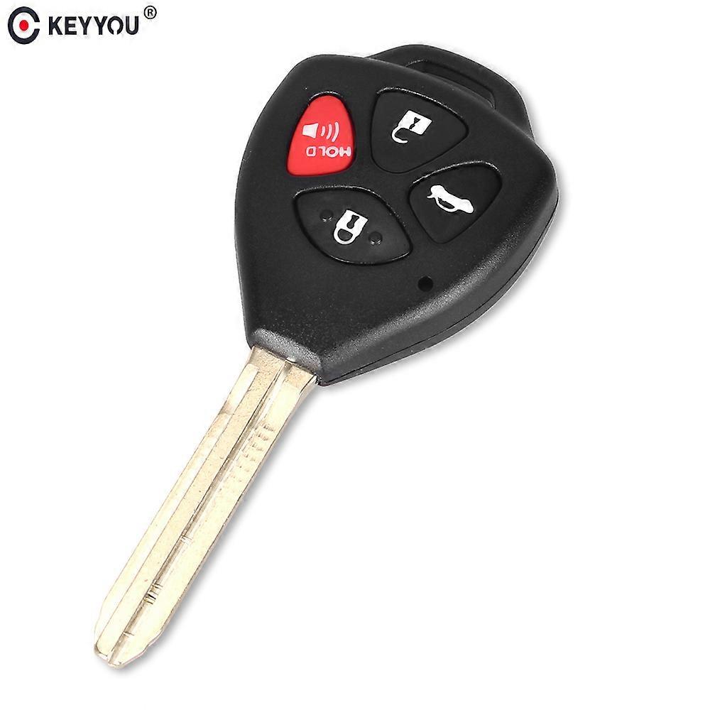 4 Buttons Remote Car Key Shell Case Fob For Toyota Camry 2007 2008 2009 2010 Avalon Corolla Matrix RAV4 Venza Yaris