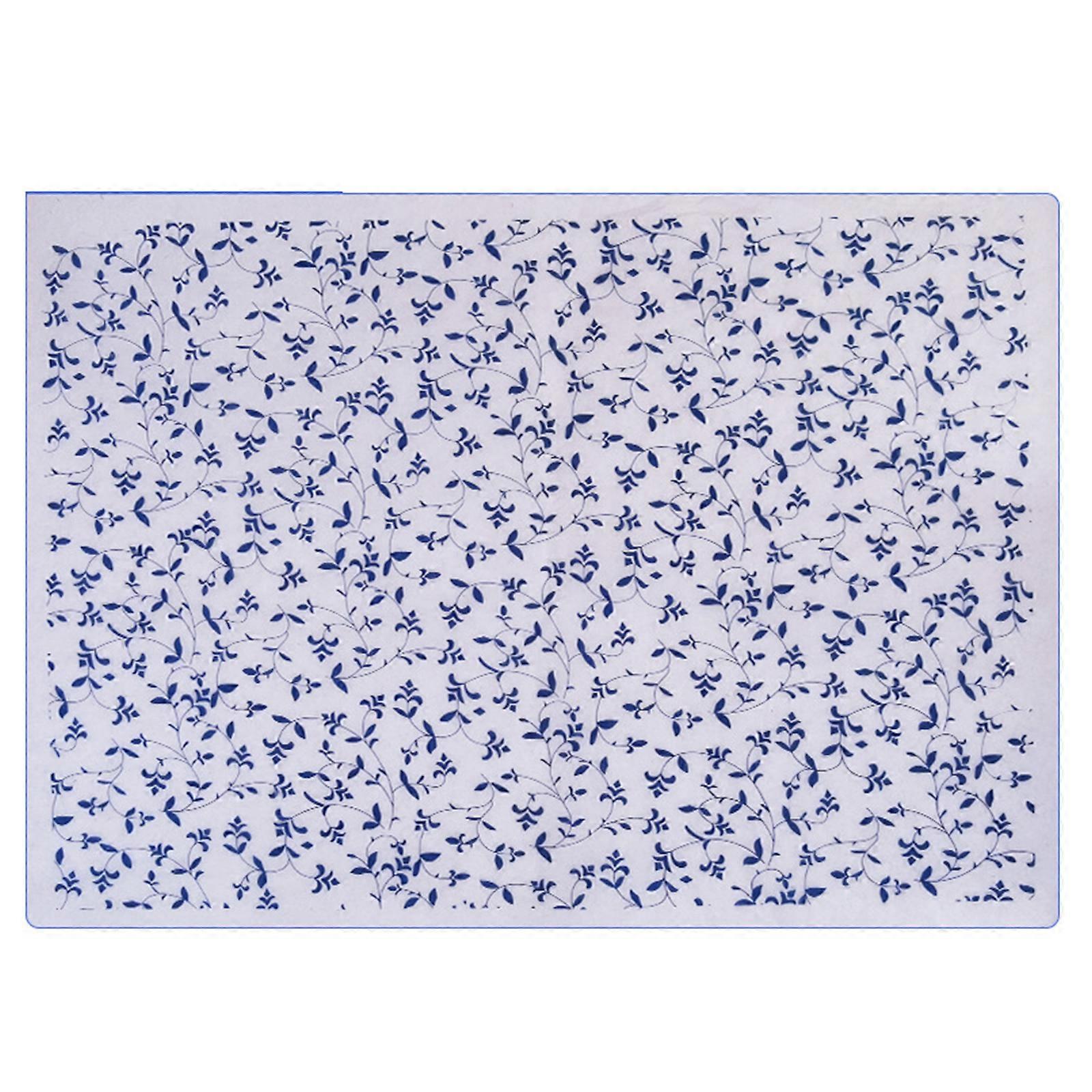 Decals azul e branco decalques de porcelana decorativa