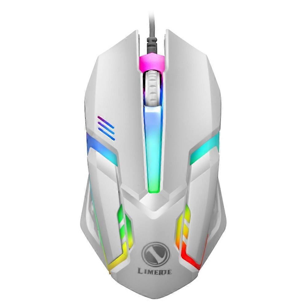 Limei S1 E Sports LED Luminous Backlit Wired Mouse USB Wired For Desktop Laptop Mute Office Computer Gaming Mouse Mice & Trackballs