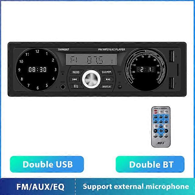 1DIN Car Radio Stereo Player Remote Control Digital Bluetooth Audio Music Stereo 12V Car Radio MP3 Player USB/SD/AUX-IN
