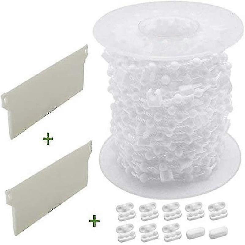 127mm Base Bead 10m Base Plate 2 Bead Hooks 10 Vertical Blinds Accessories Set