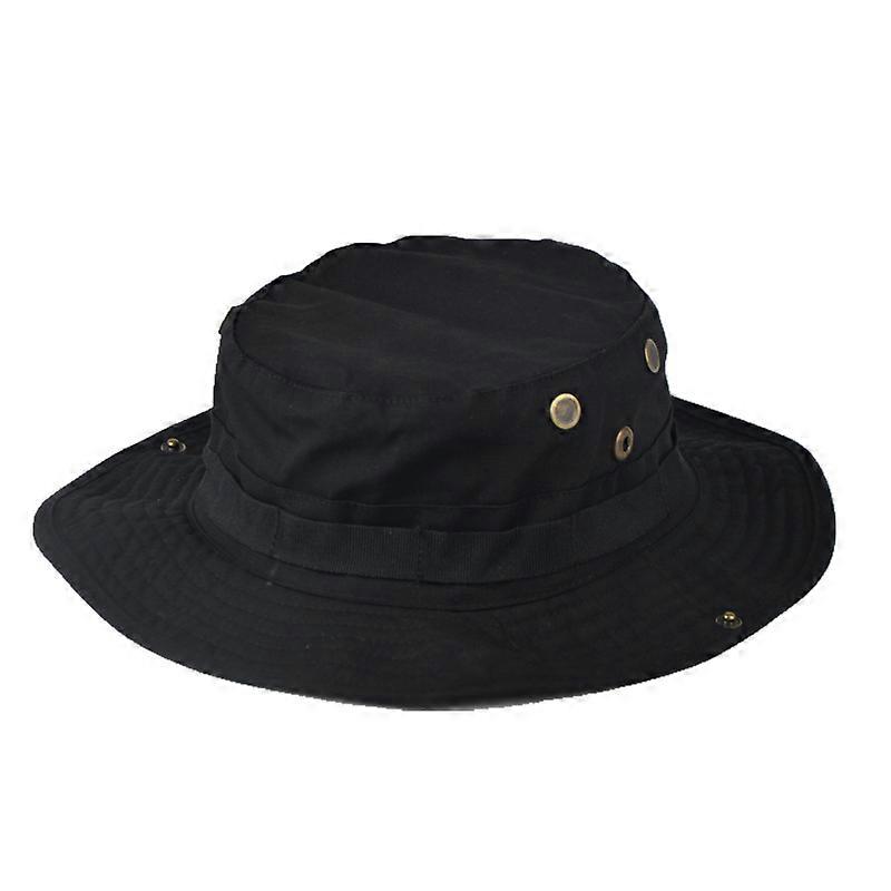 Outdoor Camouflage Boonie Hat Thicken Military Tactical Cap For Hunting Camping(Khaki)