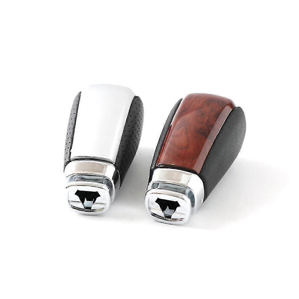 مقبض ناقل حركة جديد لسيارة تويوتا برادو FJ 150 كروزر 2010-2017، مصنوع من الجلد والخشب، مع كرة مقبض ناقل الحركة