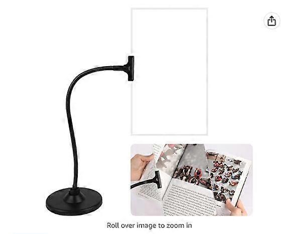 Magnifying Glass With Stand Flexible Tube Desktop 4X Embroidery Magnifying Glass