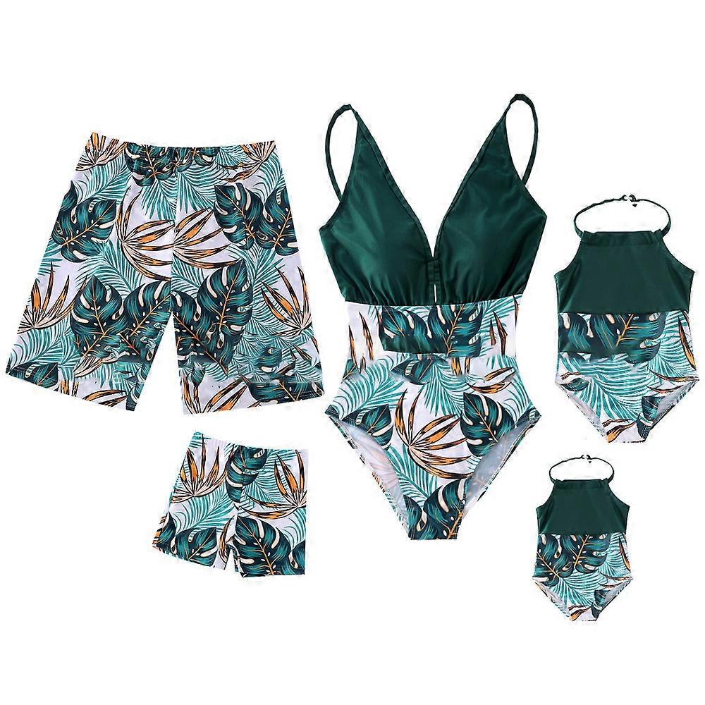 Perheen yhteensopivat uimapuvut äiti ja minä yksiosaiset uimapuvut lasten uimapuvut