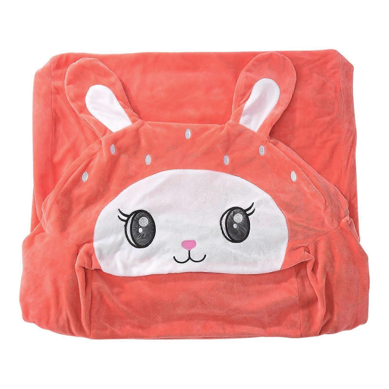 Lazy Sofa Children Flip Open Sofa Bed,2 in 1 Plush Foldable Kids Sofa COVER Backrest Armchair Foldable Children Sofa |Without Cushion |Cute Cartoon fo