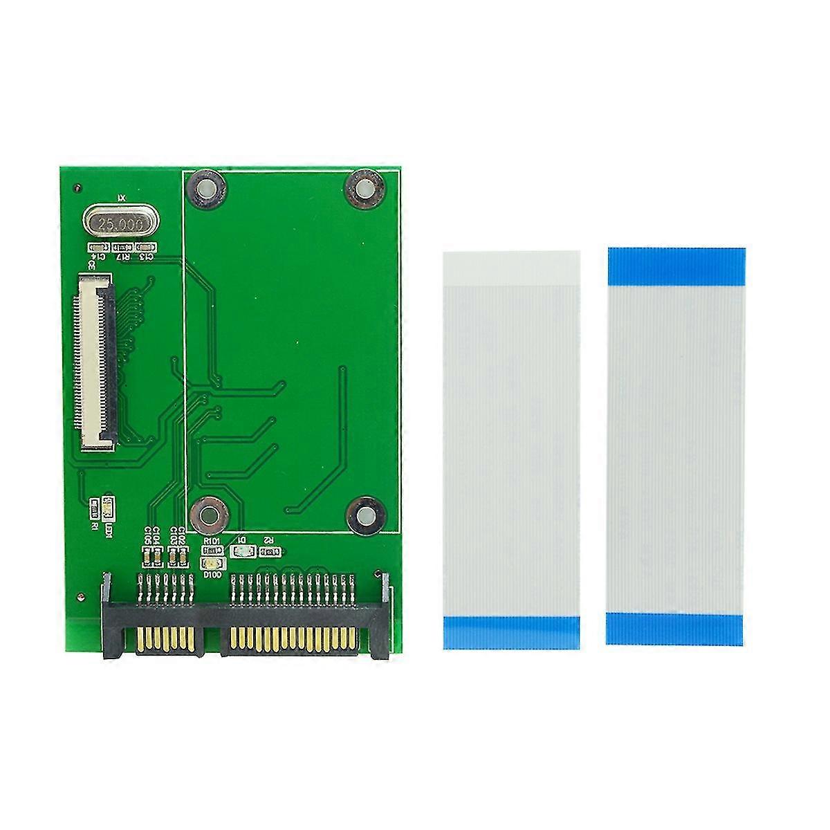 1.8 Inch 40pin Zif/ Ssd Hdd Hard Disk Drive To 7+15 22 Pin Sata Adapter Converter Board