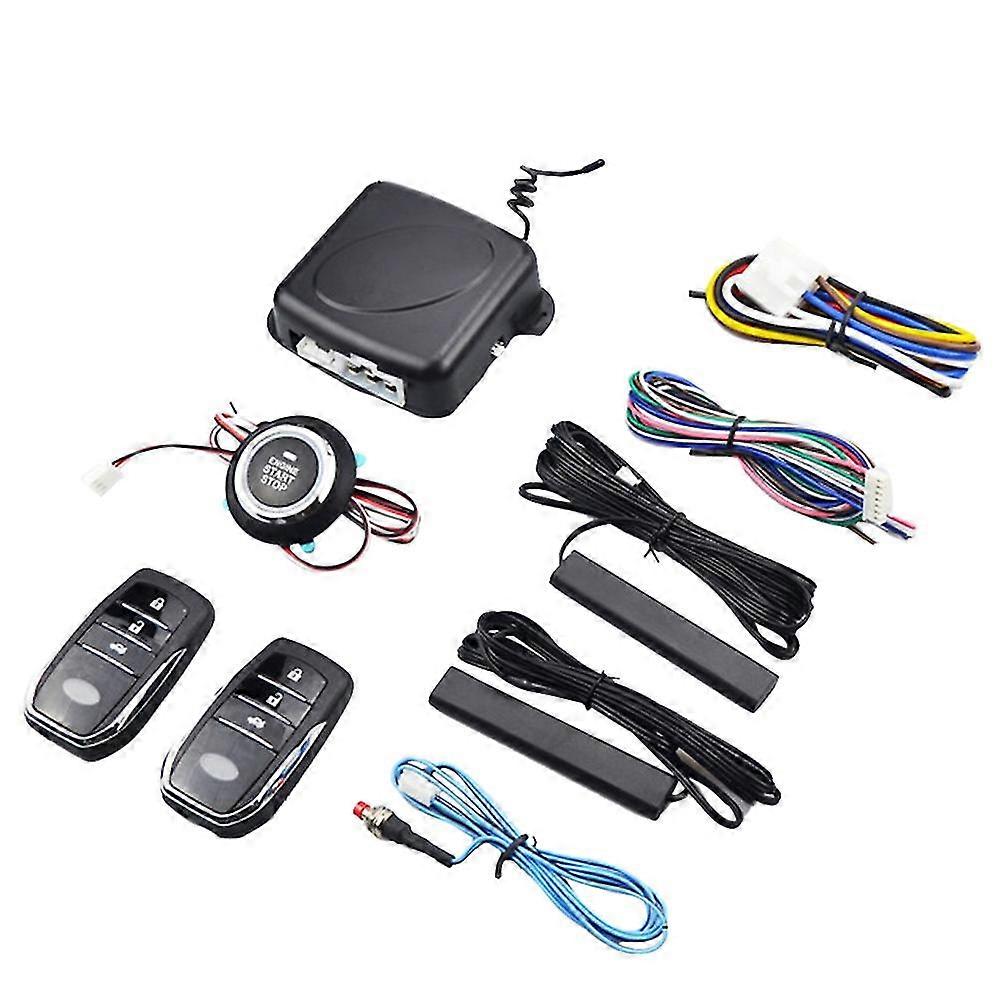 Auto Start One-Key Anti-Diebstahl-System Pke Keyless Entry Kit Auto Start-Stopp-Knopf Zentralschloss