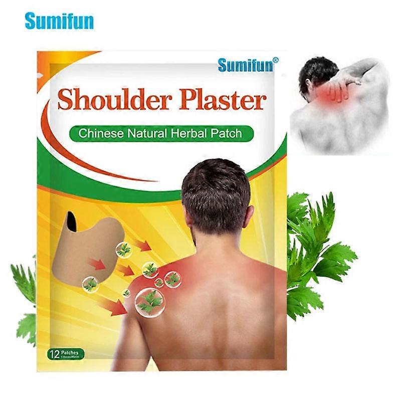 Sumifun 12pcs/τσάντα ώμο γύψο ανακούφιση από τον πόνο Patch Χαλαρωτική αψιθιά Ρευματική αρθρίτιδα Γύψος για αυχενικό μασάζ τραχήλου της μήτρας