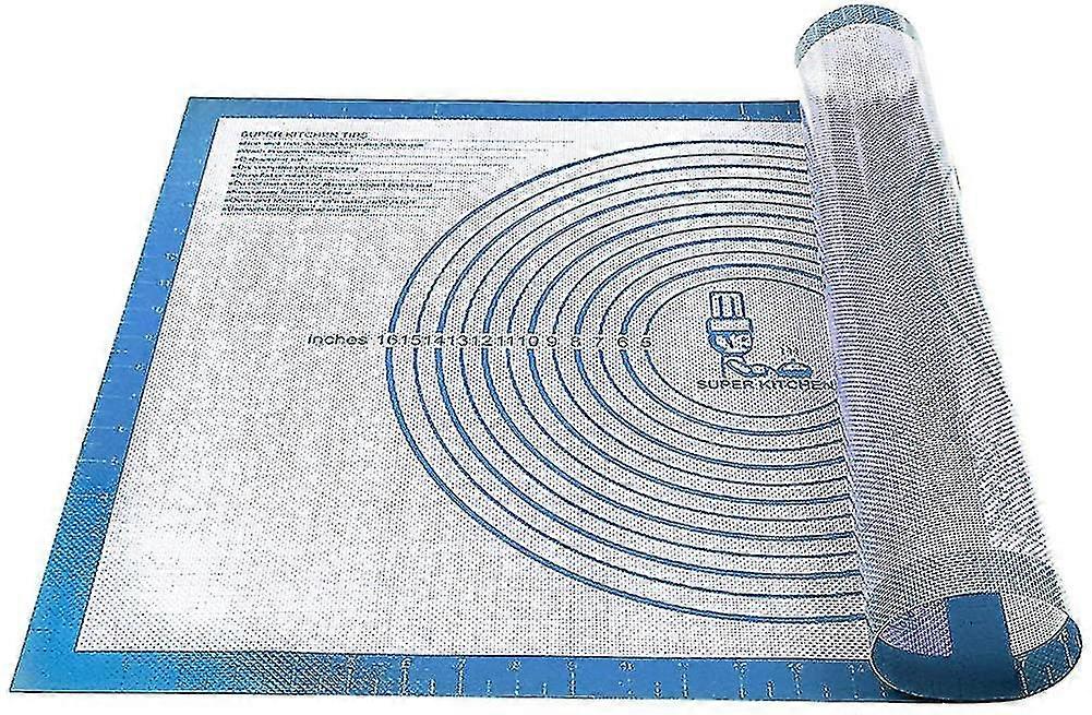 Non-Slip Extra Large Silicone Pastry Mat With Measurements 51 71