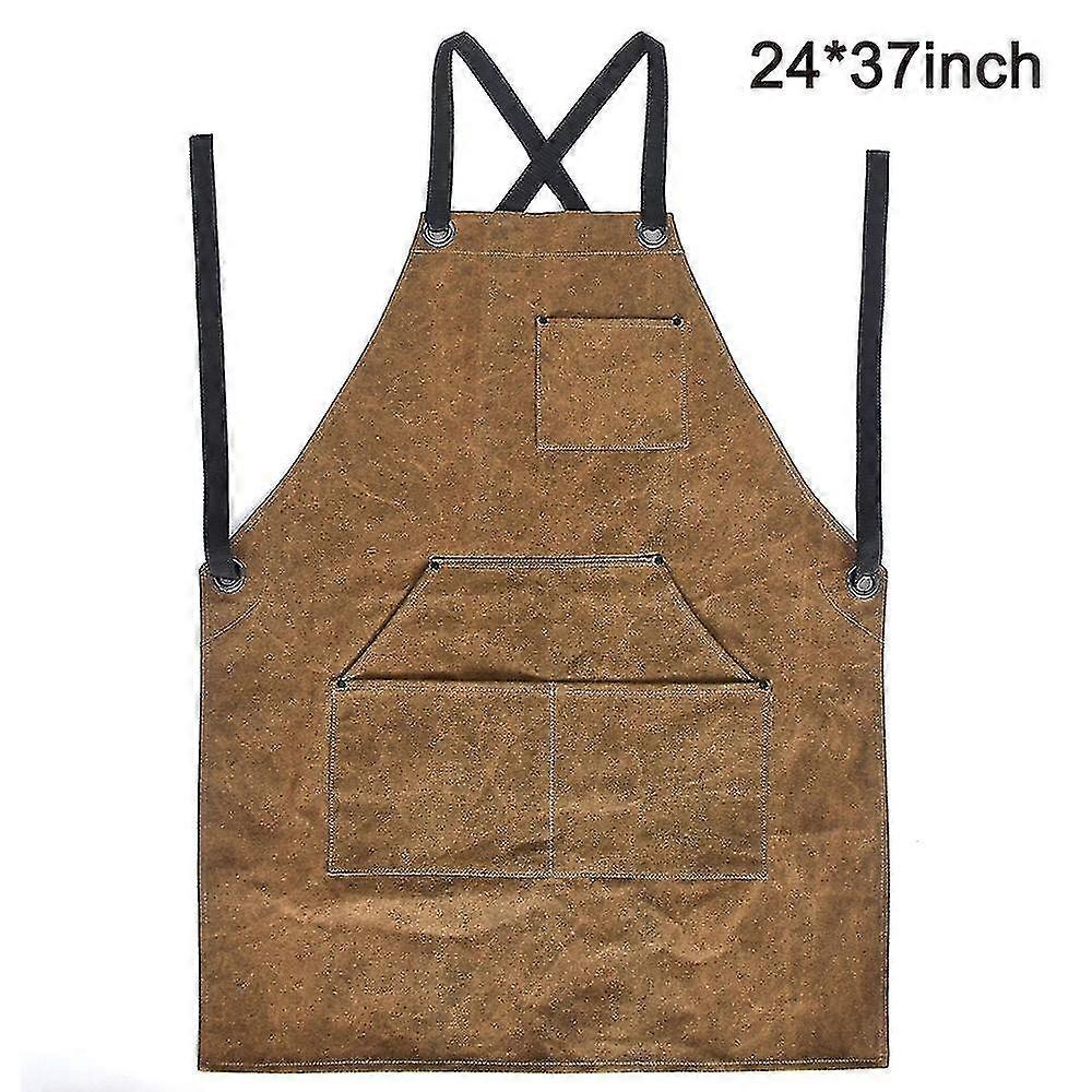 Apron With Tool Pockets Apron, 24" X 37"