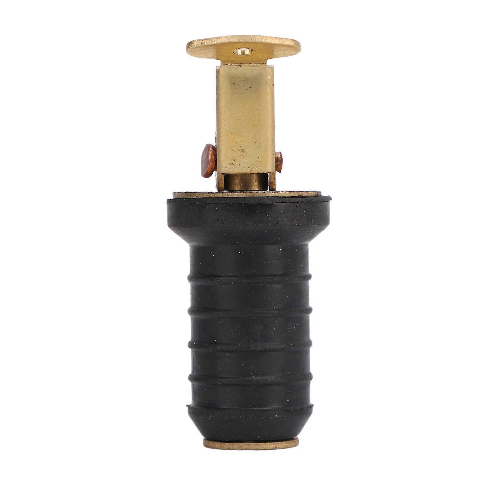 Brass livewell plug for boat, livewell drain plug, waterproof drain plug for boat, drain plug for bilge beam, sea wall, 1.5 cm