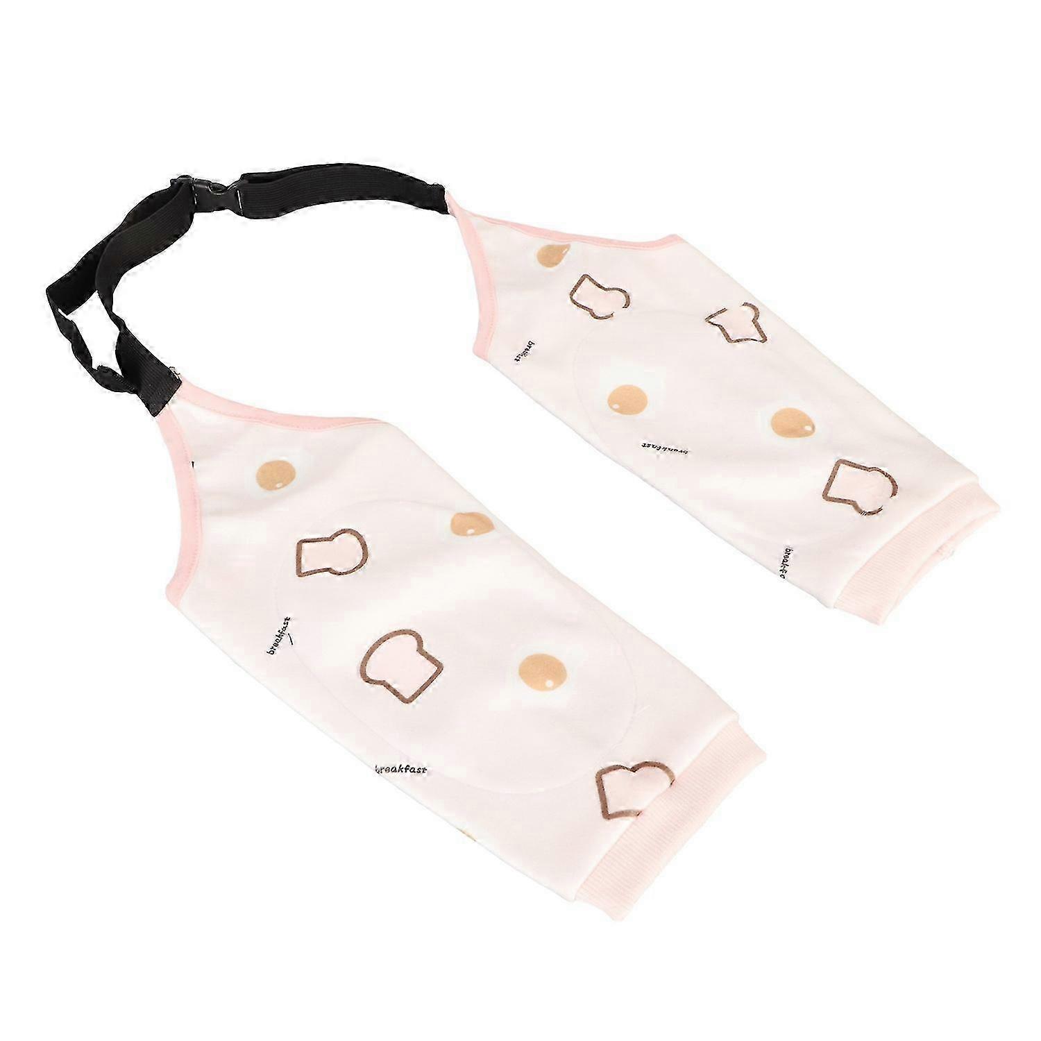 1 Pair Dog Elbow Protector Soft Padded Abrasion Resistance Breathable Adjustable Dog Recovery Front