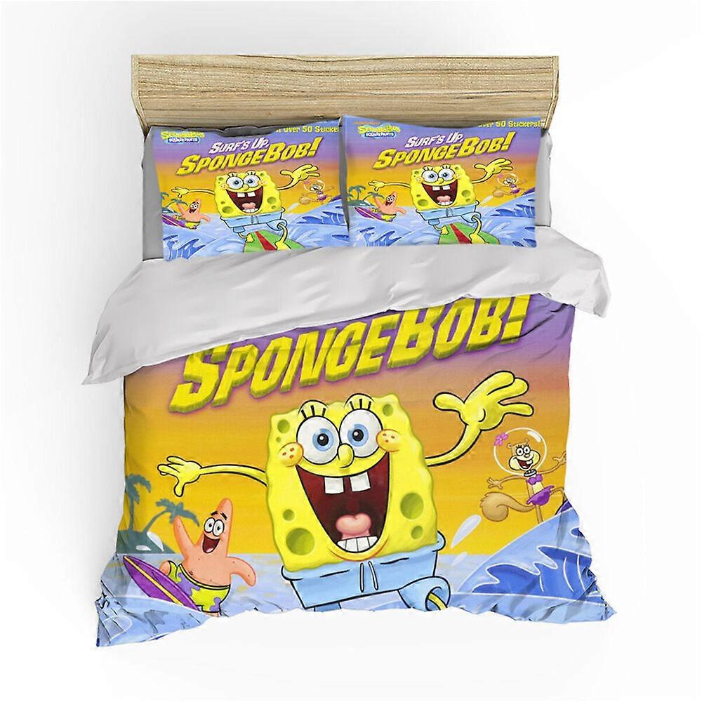 v3287 Lakan SpongeBob Säng Doona Påslakan Set Lakan IU3287