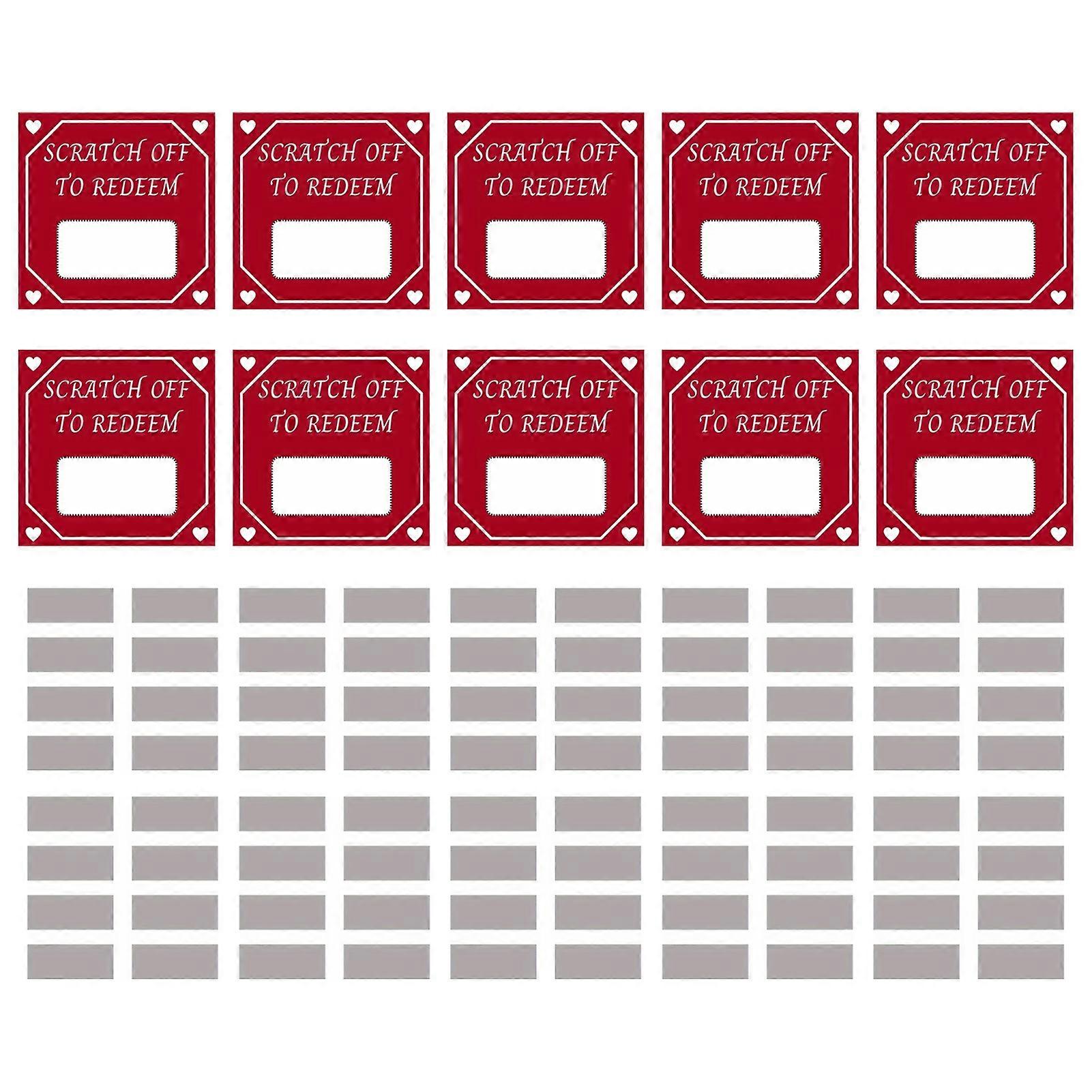 10/20Pcs Couples DIY Scratch Card Romantic Date Night Ideas Scratch Game for Valentine's Day Wedding Anniversary Birthday