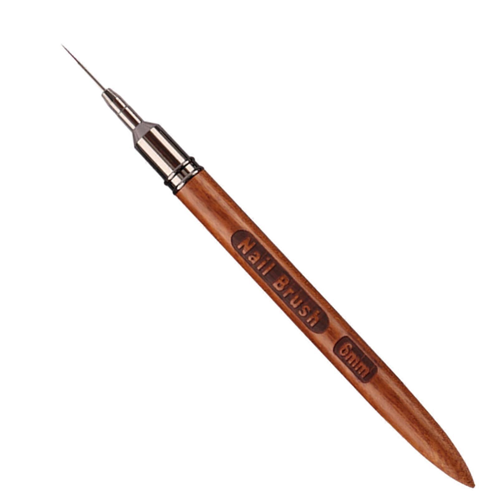 Nail Art Liner 6/9/12/15/18mm Super Fine Brush DIY Drawing Lines Stripe Flower Pattern Multifunctional Manicure Painting Pen Professional Nail Drawing