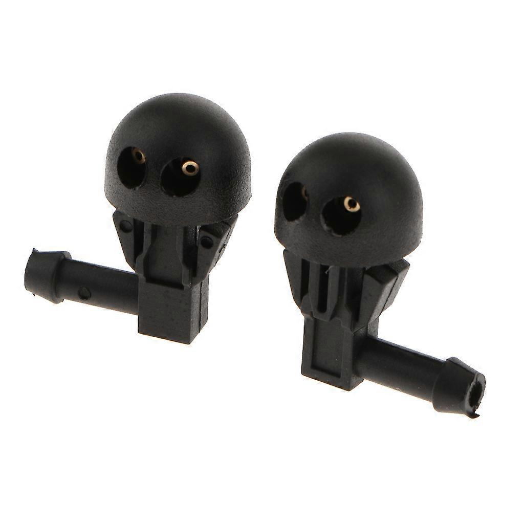 2x Front Windshield Washer Wiper Spray Nozzle For PEUGEOT 206 HATCHBACK