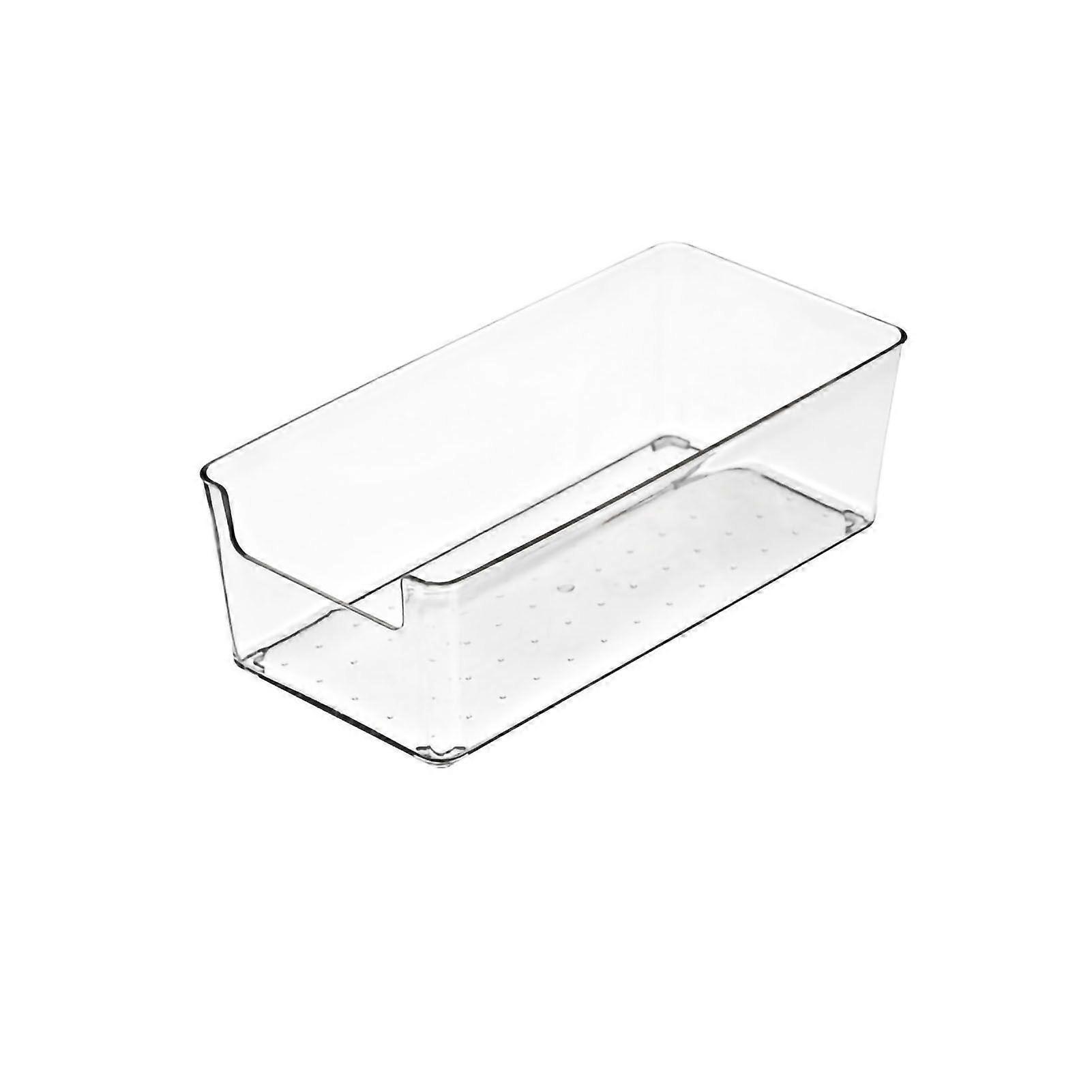 Drawer Storage Trays Durable Transparent Plastic Drawer Storage Divid Box for Kitchen Small Rectangle Box