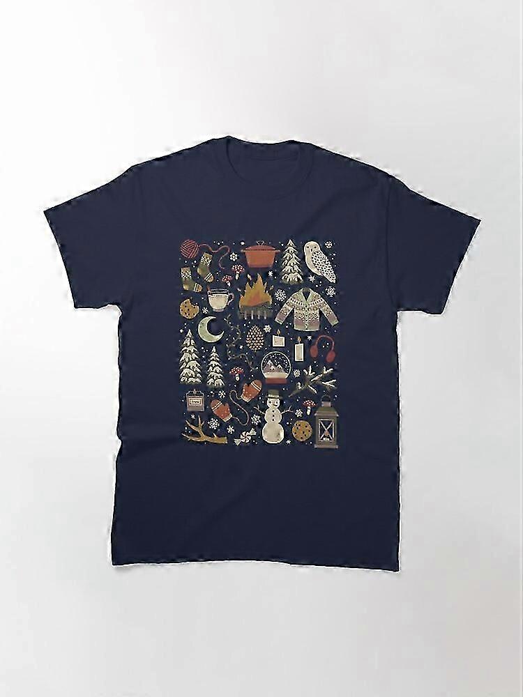 Winter Nights Classic T-paita Retro design