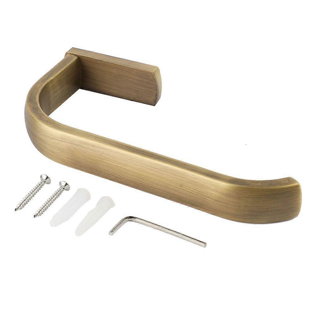 Copper Roll Paper Holder Wall-Mounted Rack Bathroom Toliet Holder