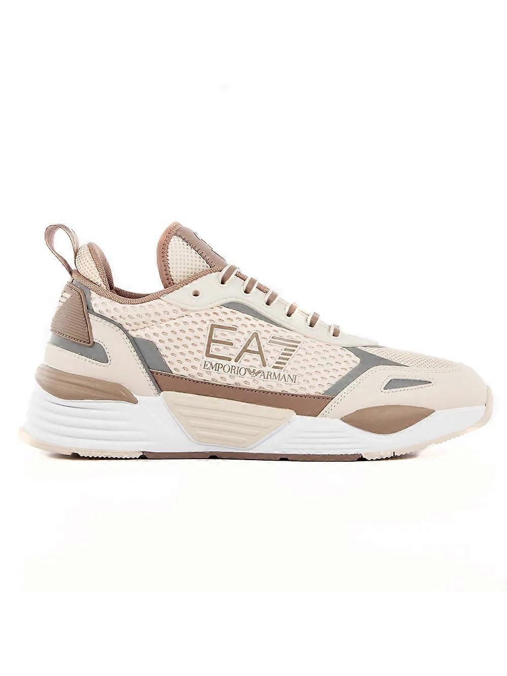 男士 EA7 Ace Runner 厚实运动鞋米色