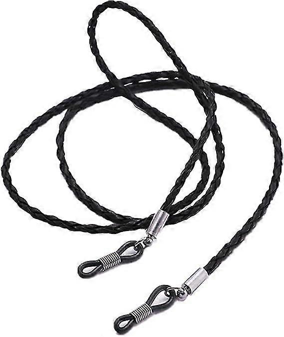 编织皮革眼镜链架防滑眼镜带眼镜挂绳固定器