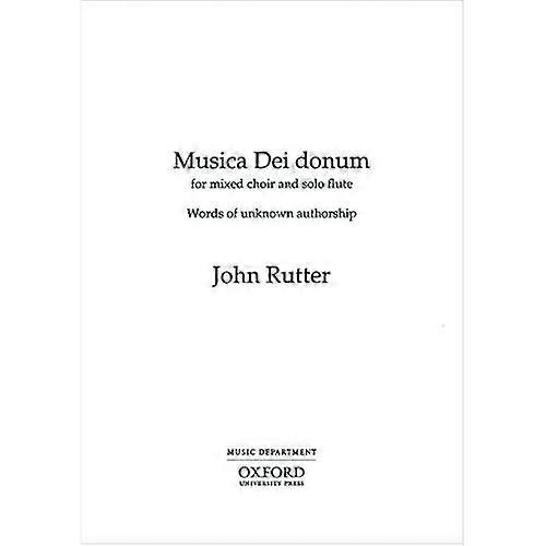 Musica Dei donum: Vocal score
