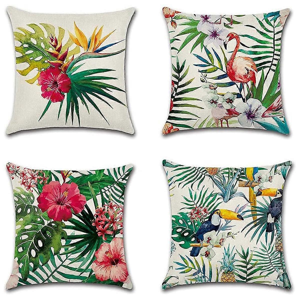 Cushion Cover Set, Waterproof Pattern, Sofa Pillowcase