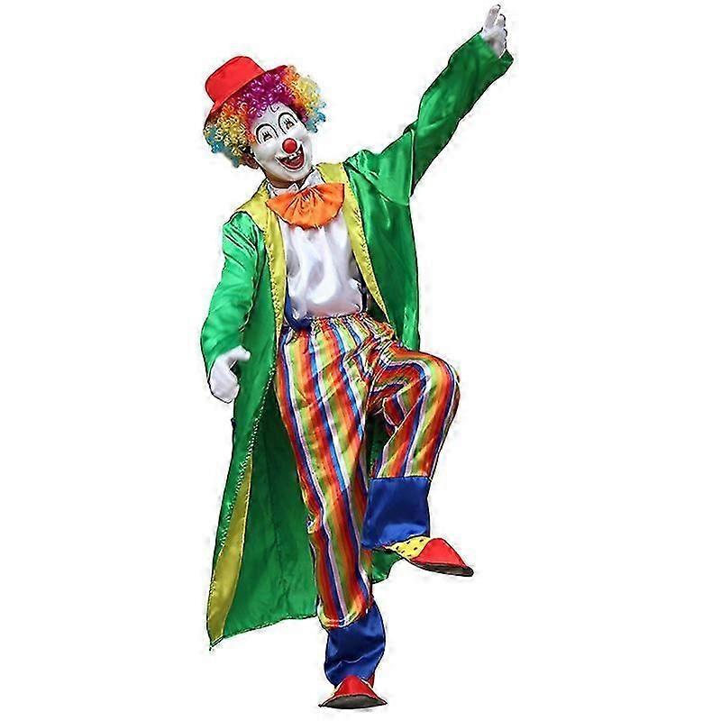 5 pcs adulte clown costume ensemble pour hommes femmes cosplay