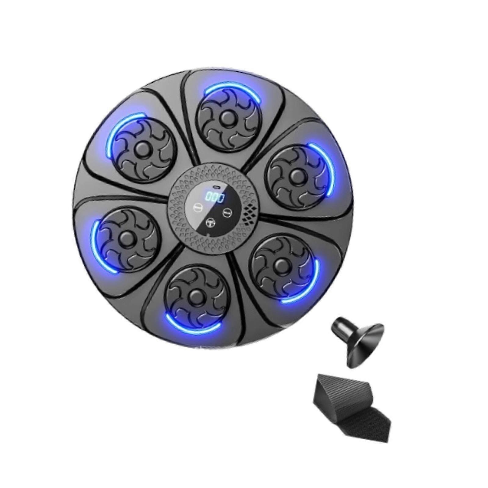 Music Boxing Machine Workout Machine Adjustable Lighted Smart Boxing Trainer No Glove