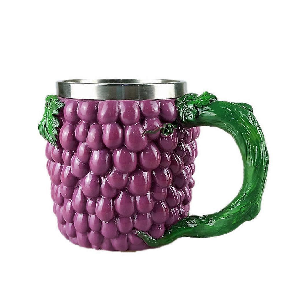 Divertente tazza di verdure per tazza d'acqua creativa, tazza di birra, tazza di zucca amara, uva e mais.