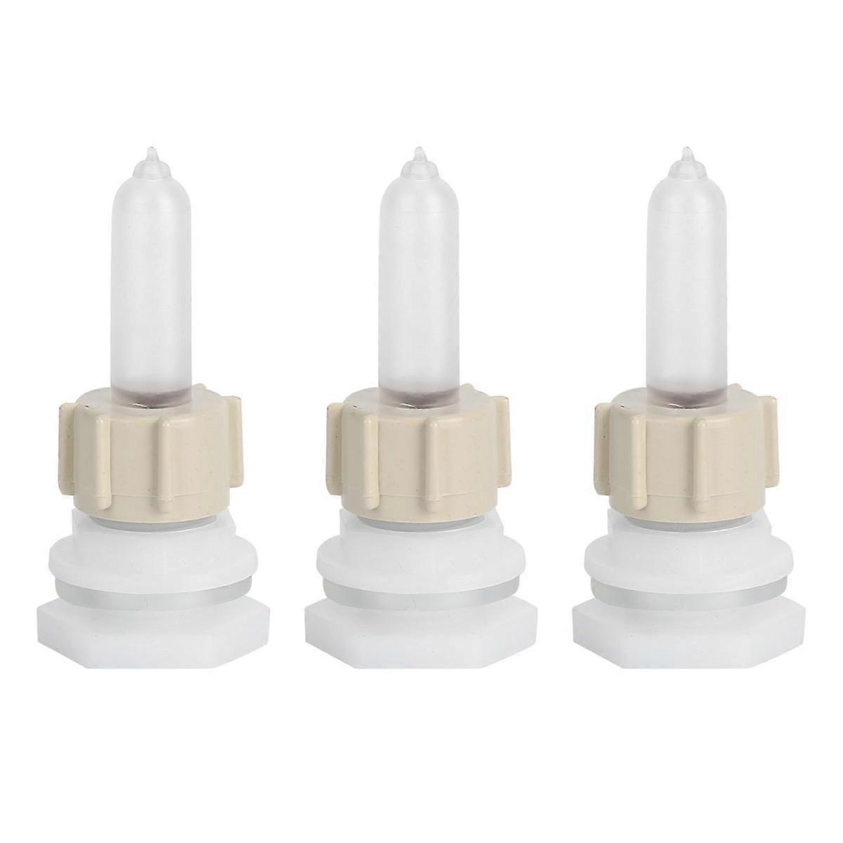 3PCS Durable Plastic Lamb Nipples for Pig and Sheep Feeding