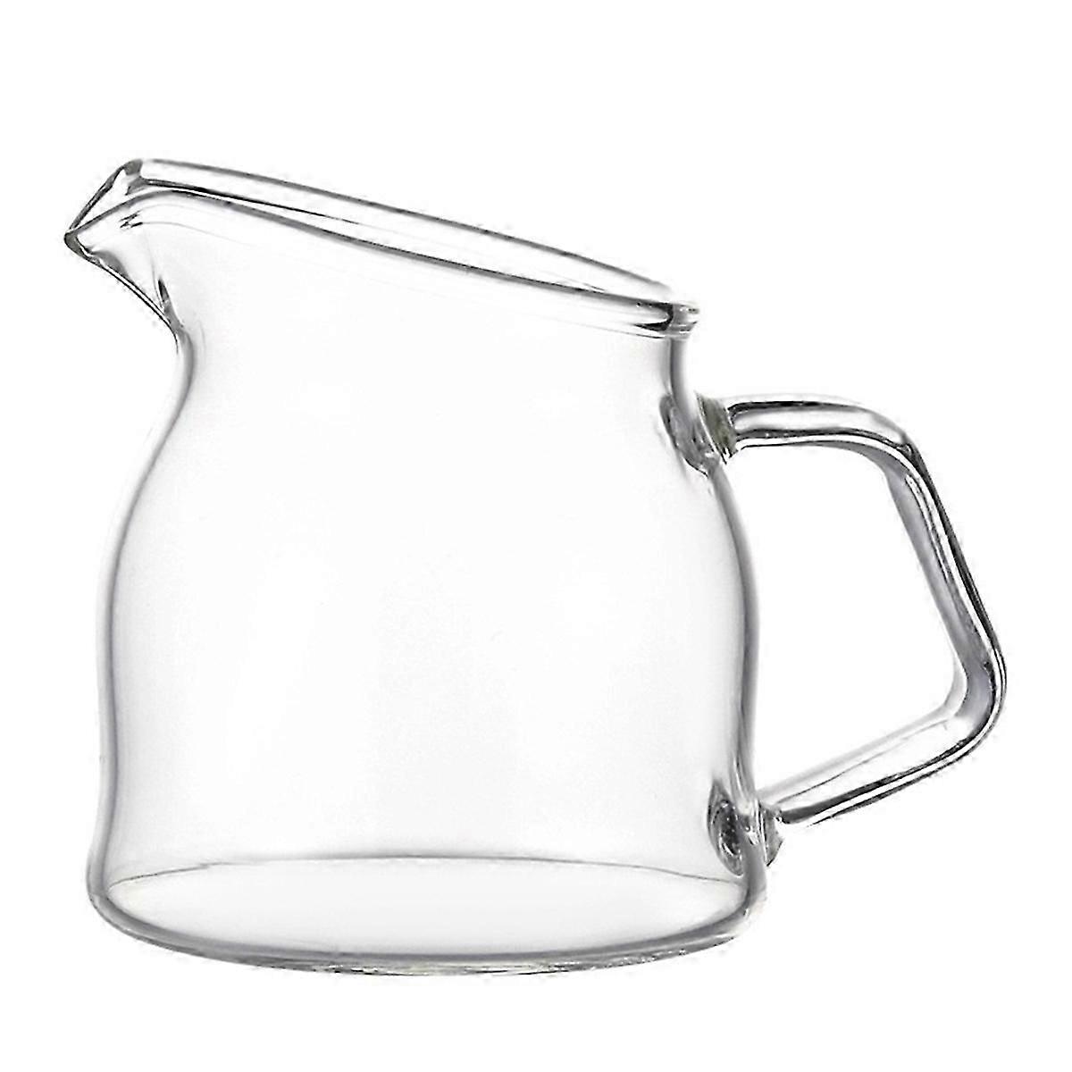 Transparent Mini Coffee Cup with Handle, Handmade Latte Calf Milk Brewing Cup suitable for Coffee Enthusiasts