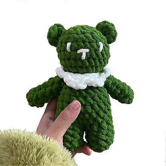 DIY Crochet Bear Kit for Beginners Material Package for Adults Kids Animal Knitting Kit Crochet Starter Kit for Girlfriends