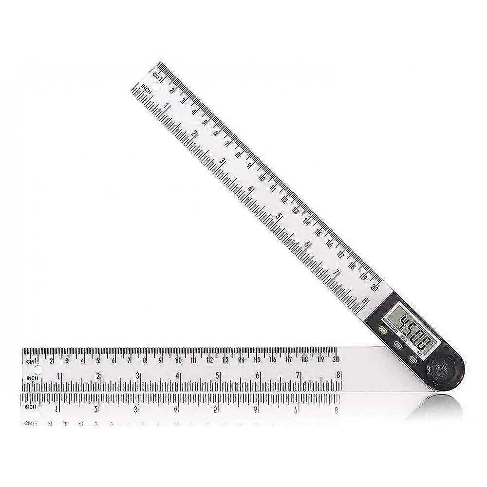 Digital Angle Finder, Plastic Protractor Angle Ruler 0-360digital Inclinometer Electronic Angle Ruler VWA