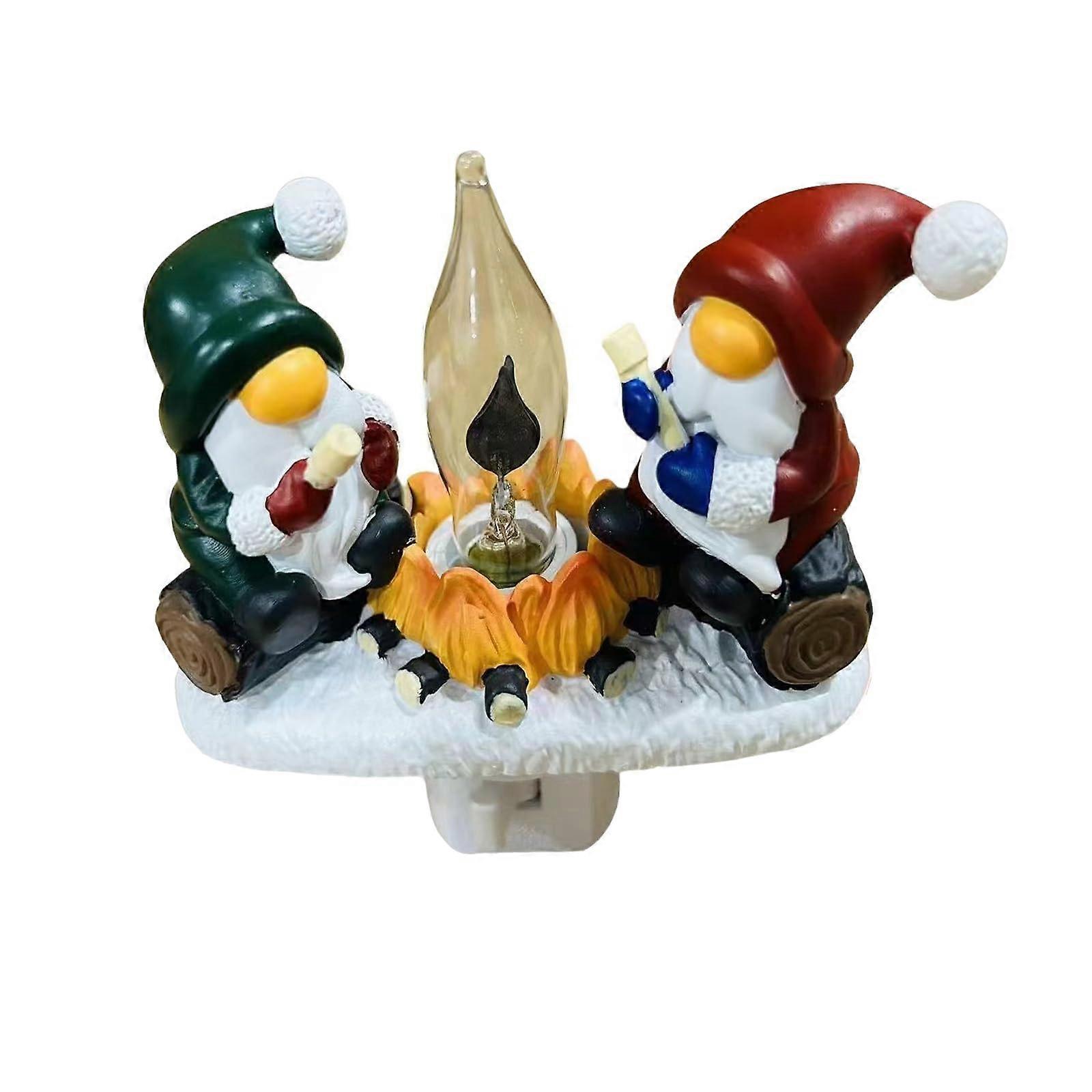 Flickering Night Light for Xmas Holiday Indoor Decorations