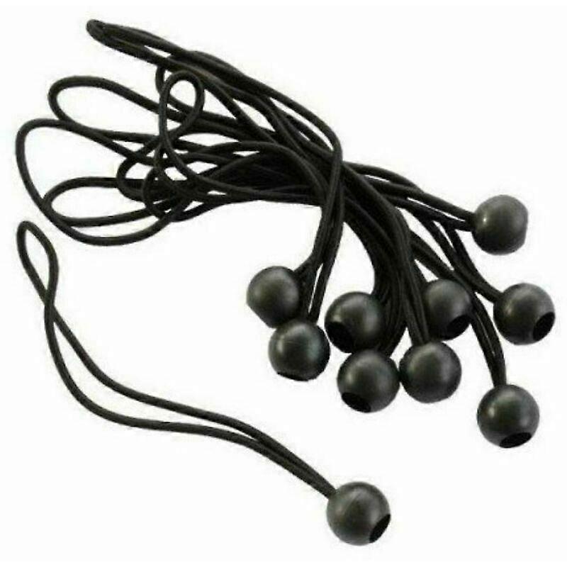 Pack of 50 Elastic Bungee Cords for Tarpaulins