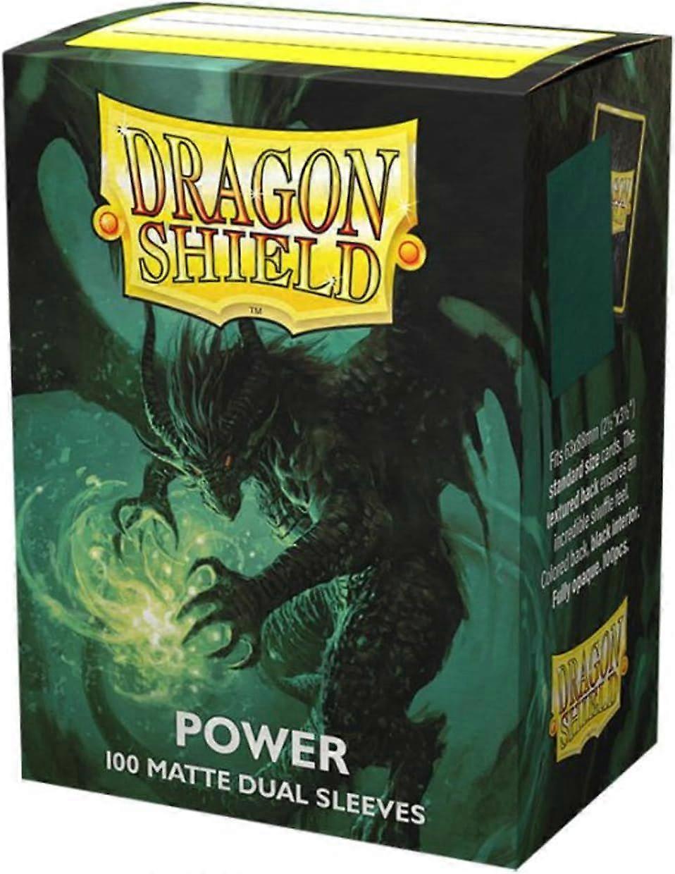 Dragon Shield Matte Dual Sleeves Standard Size - Power (100ct)