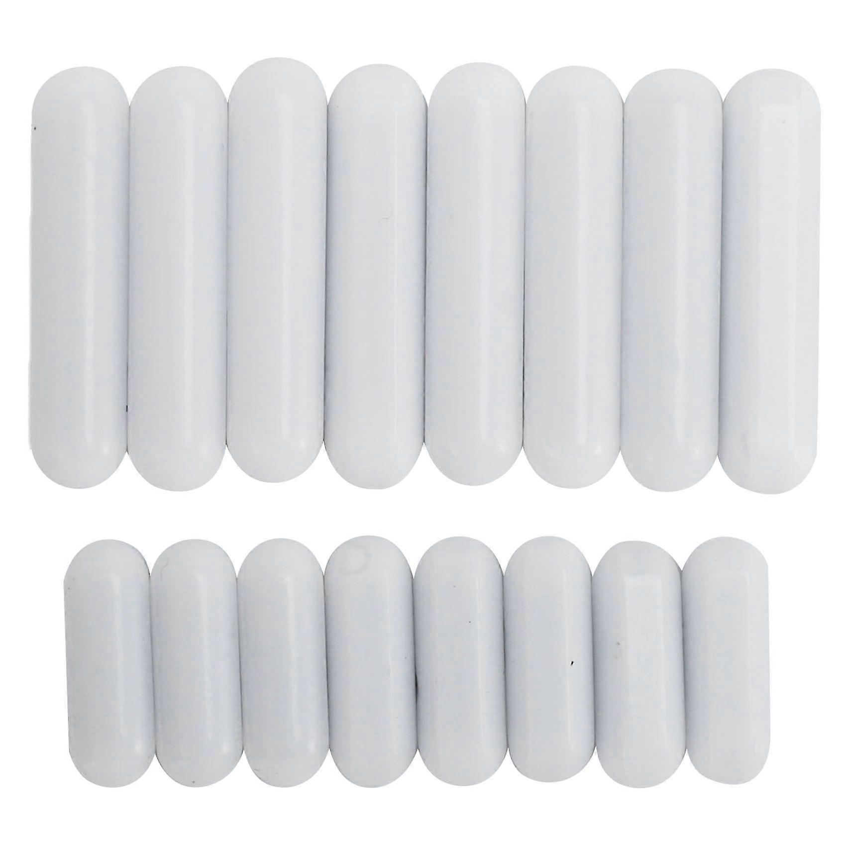 16 PCS PTFE Magnetic Stirring Bar Set - Laboratory Stirrer Mixer Bar - Stir Plate Magnet Bar Rod Stick