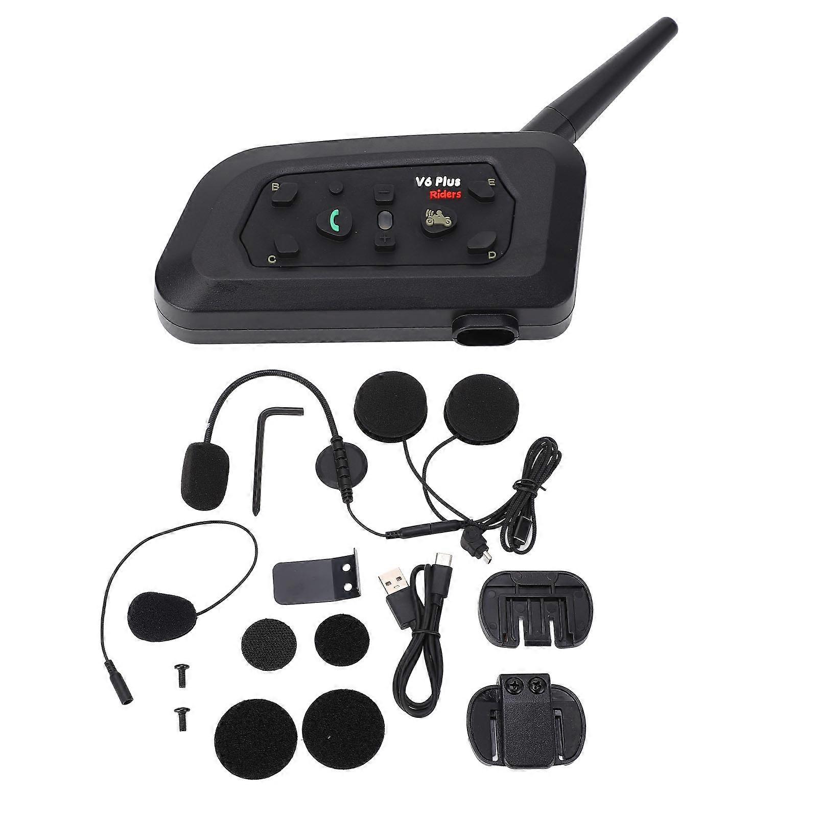 Bluetooth Motorcycle Intercom Headset: Noise Reduction for Outdoor Sports and Group Rides
